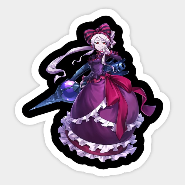 Shalltear Overlord Sticker by ShariLambert